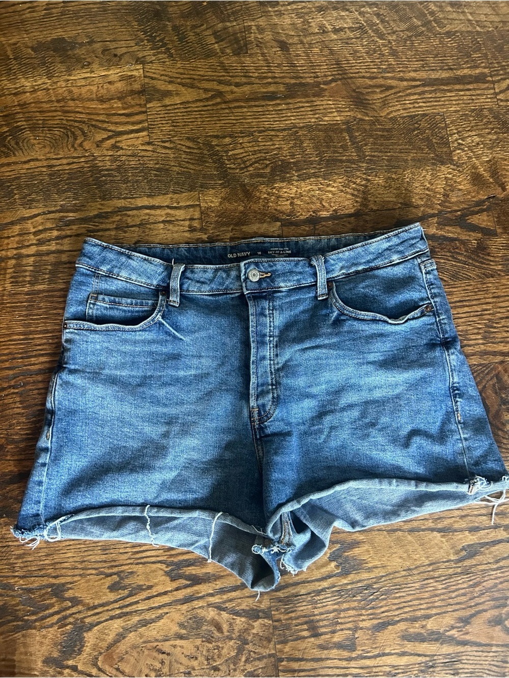 Old navy size 16 sky hi a line shorts festival beach vacation summer
